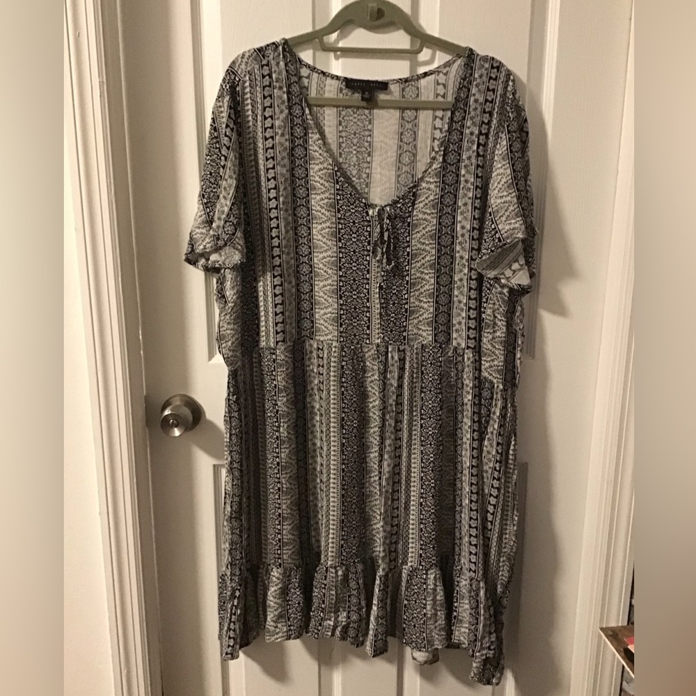 Faded Rose baby doll dress 3X